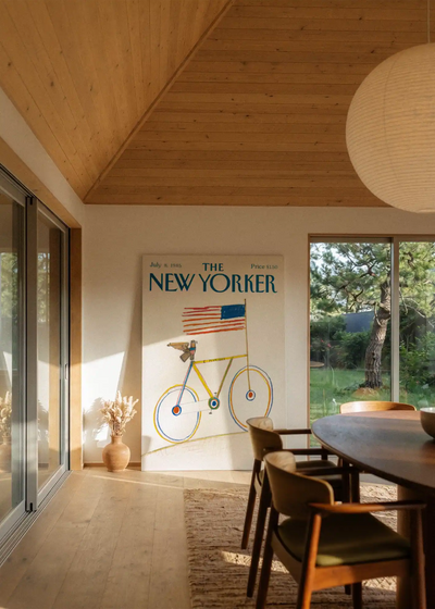 Akustikbillede med The NewYorker-motiv nr. 51 – i stuen