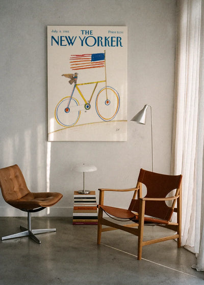Akustikbillede med The NewYorker-motiv nr. 51 – i lyst rum