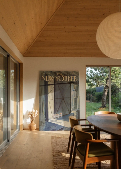 Akustikbillede med The NewYorker-motiv nr. 53 – i stuen