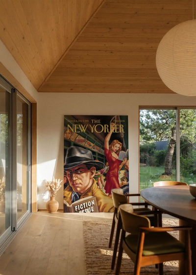 Akustikbillede med The NewYorker-motiv nr. 55 – i stuen