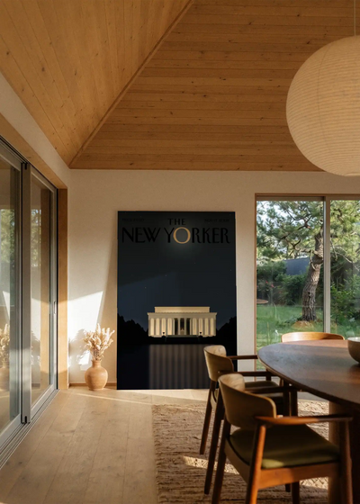 Akustikbillede med The NewYorker-motiv nr. 60 – i stuen