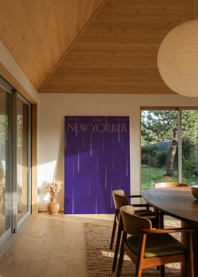 Akustikbillede med The NewYorker-motiv nr. 62 – i stuen
