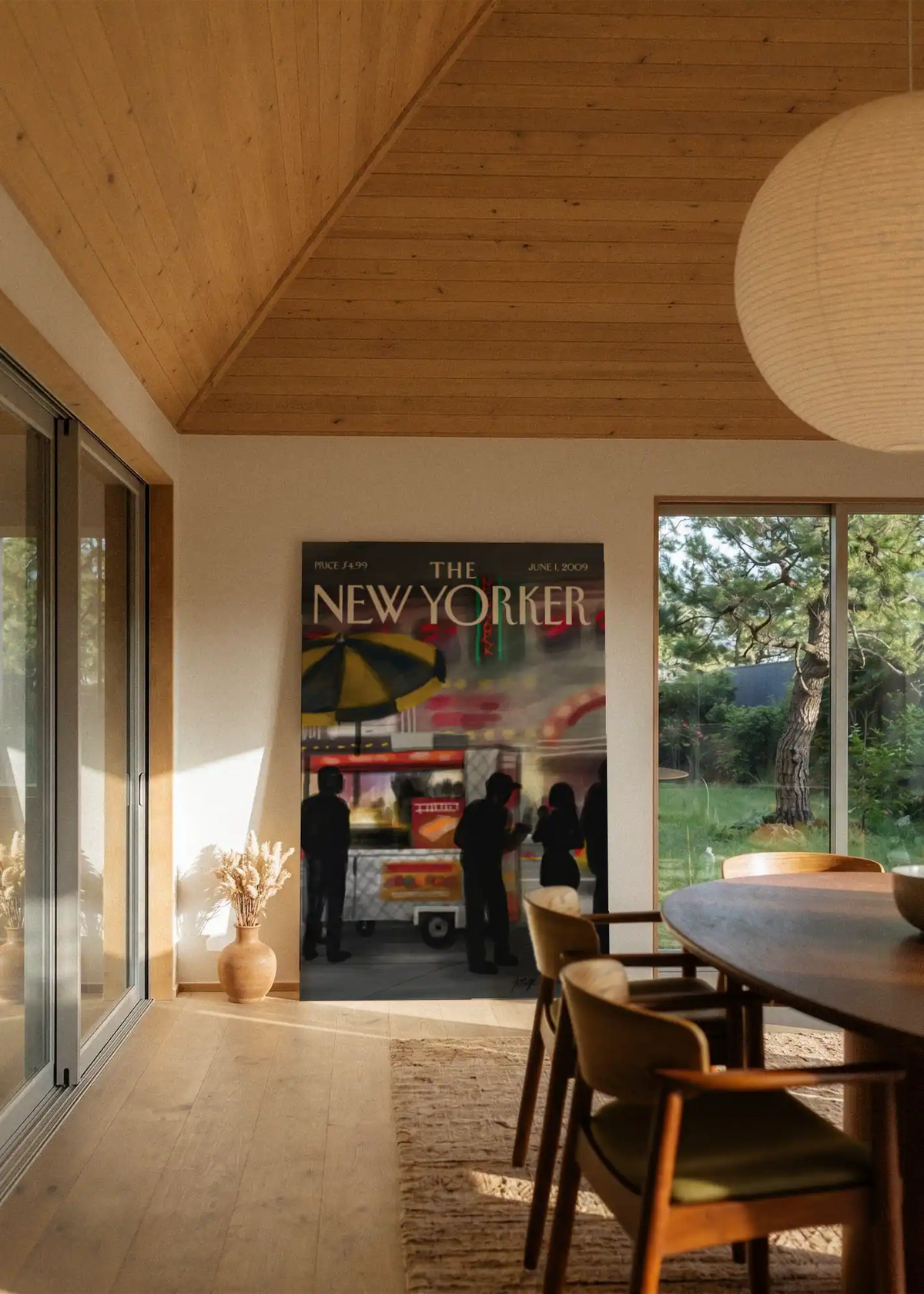 Akustikbillede med The NewYorker-motiv nr. 54 – i stuen