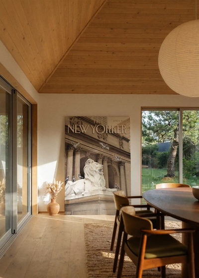 Akustikbillede med The NewYorker-motiv nr. 67 – i stuen