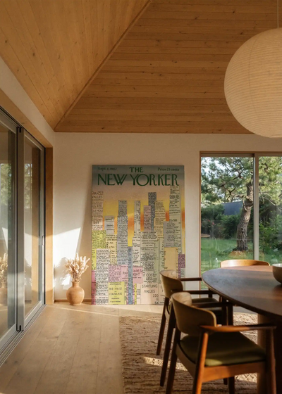 Akustikbillede med The NewYorker-motiv nr. 70 – i stuen