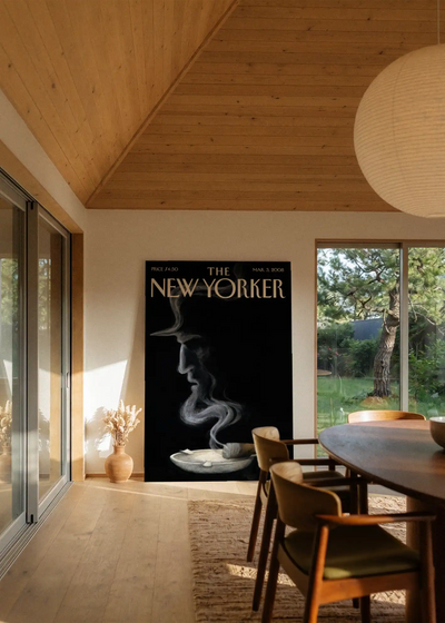 Akustikbillede med The NewYorker-motiv nr. 71 – i stuen