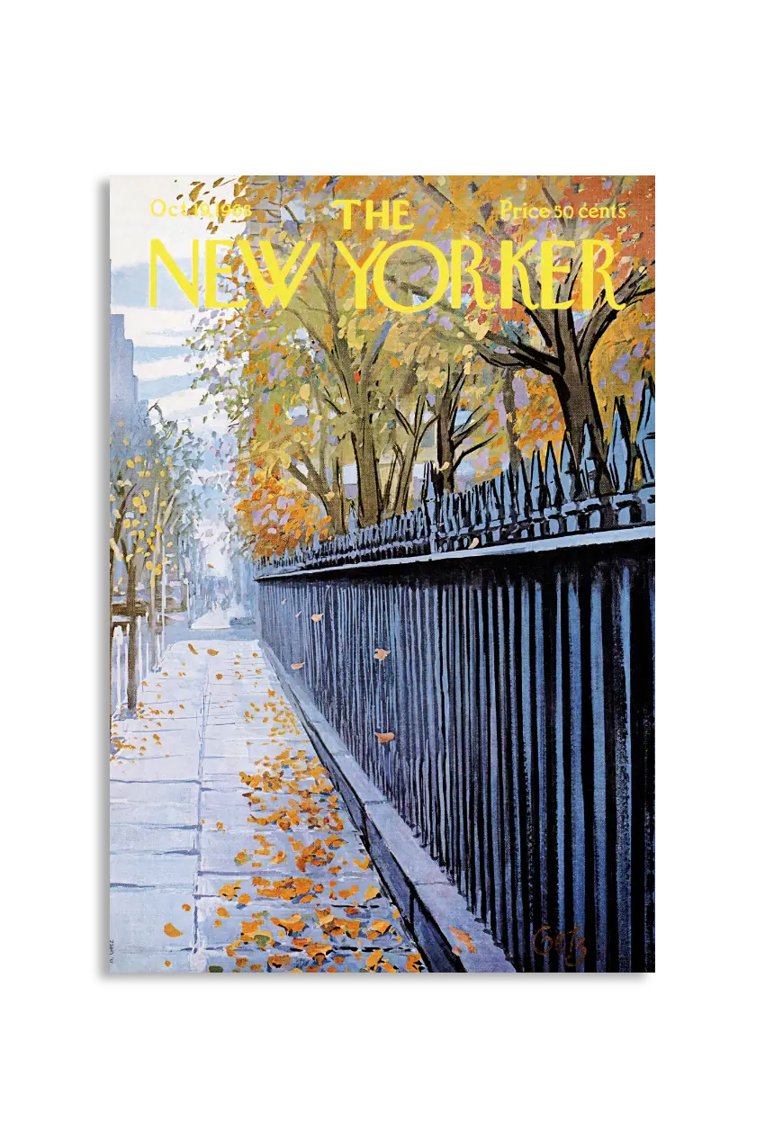 Akustikbillede med The NewYorker-motiv nr. 77