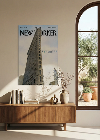 Akustikbillede med The NewYorker-motiv nr. 82 – i spisestuen