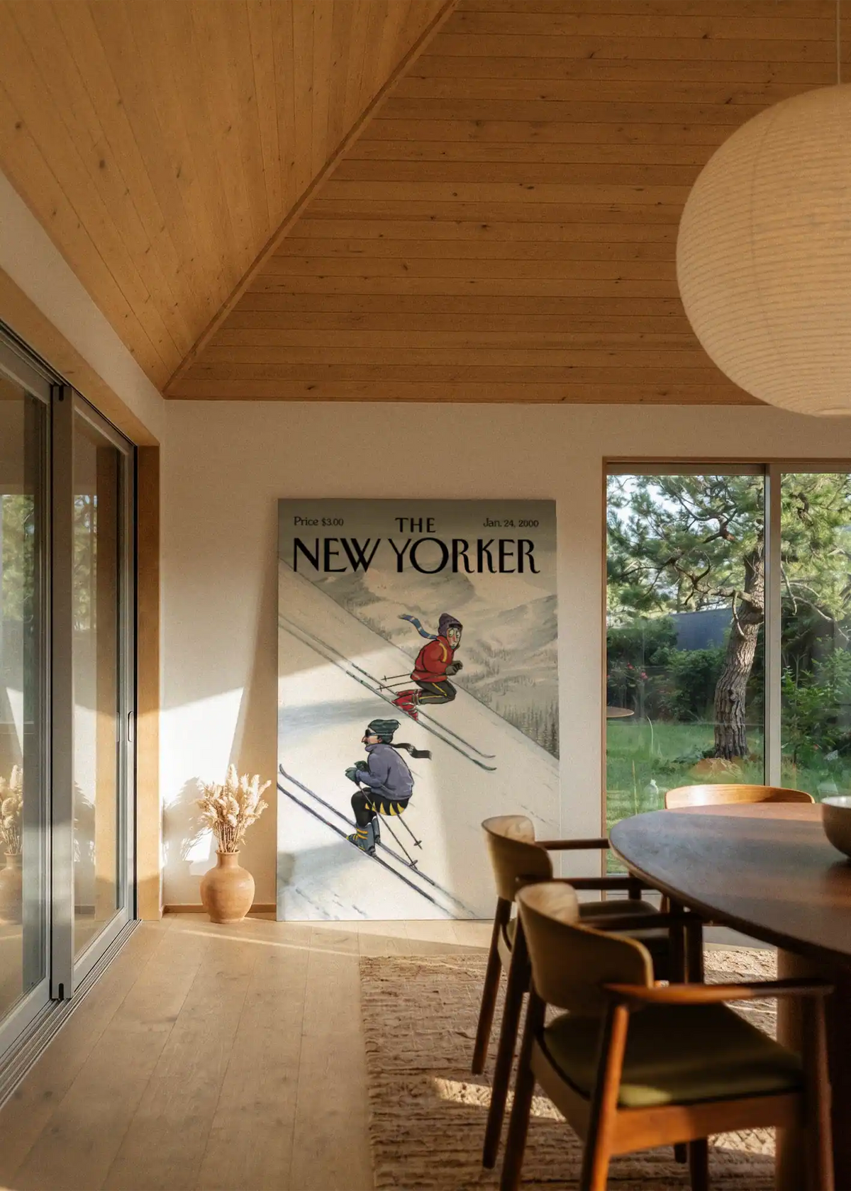 Akustikbillede med The NewYorker-motiv nr. 89 – i stuen