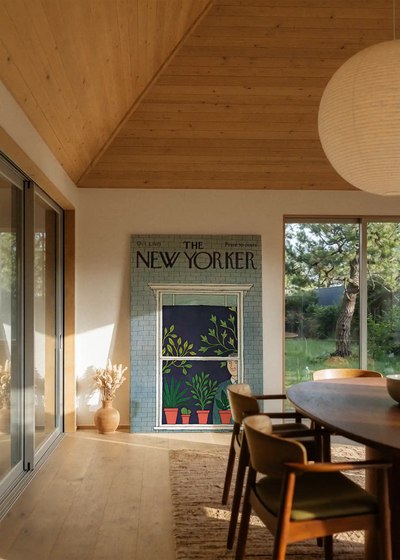 Akustikbillede med The NewYorker-motiv nr. 94 – i stuen