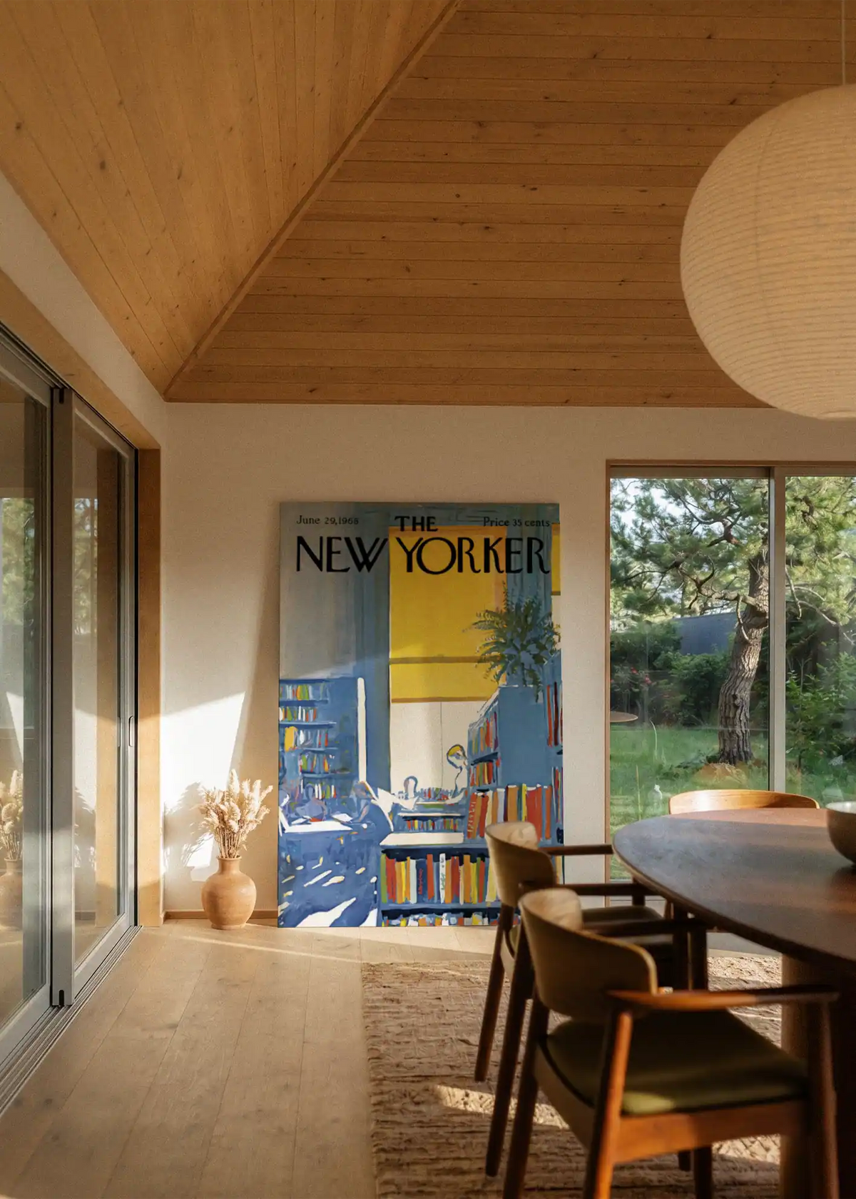 Akustikbillede med The NewYorker-motiv nr. 97 – i stuen