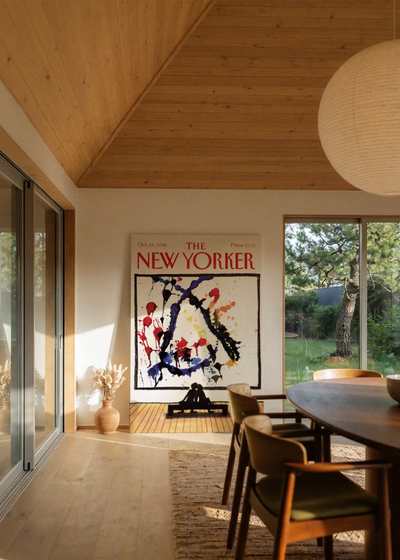 Akustikbillede med The NewYorker-motiv nr. 102 – i stuen