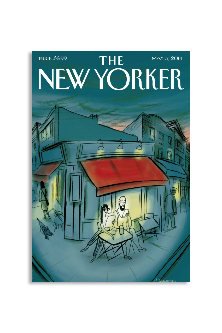 Akustikbillede med The NewYorker-motiv nr. 103
