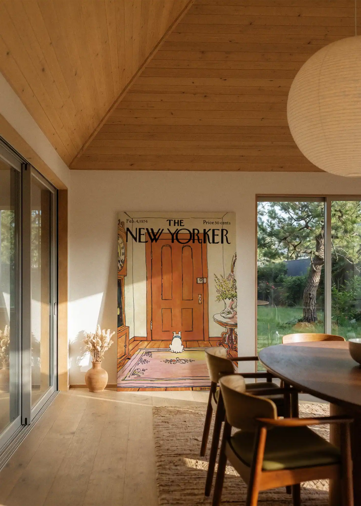 Akustikbillede med The NewYorker-motiv nr. 105 – i stuen