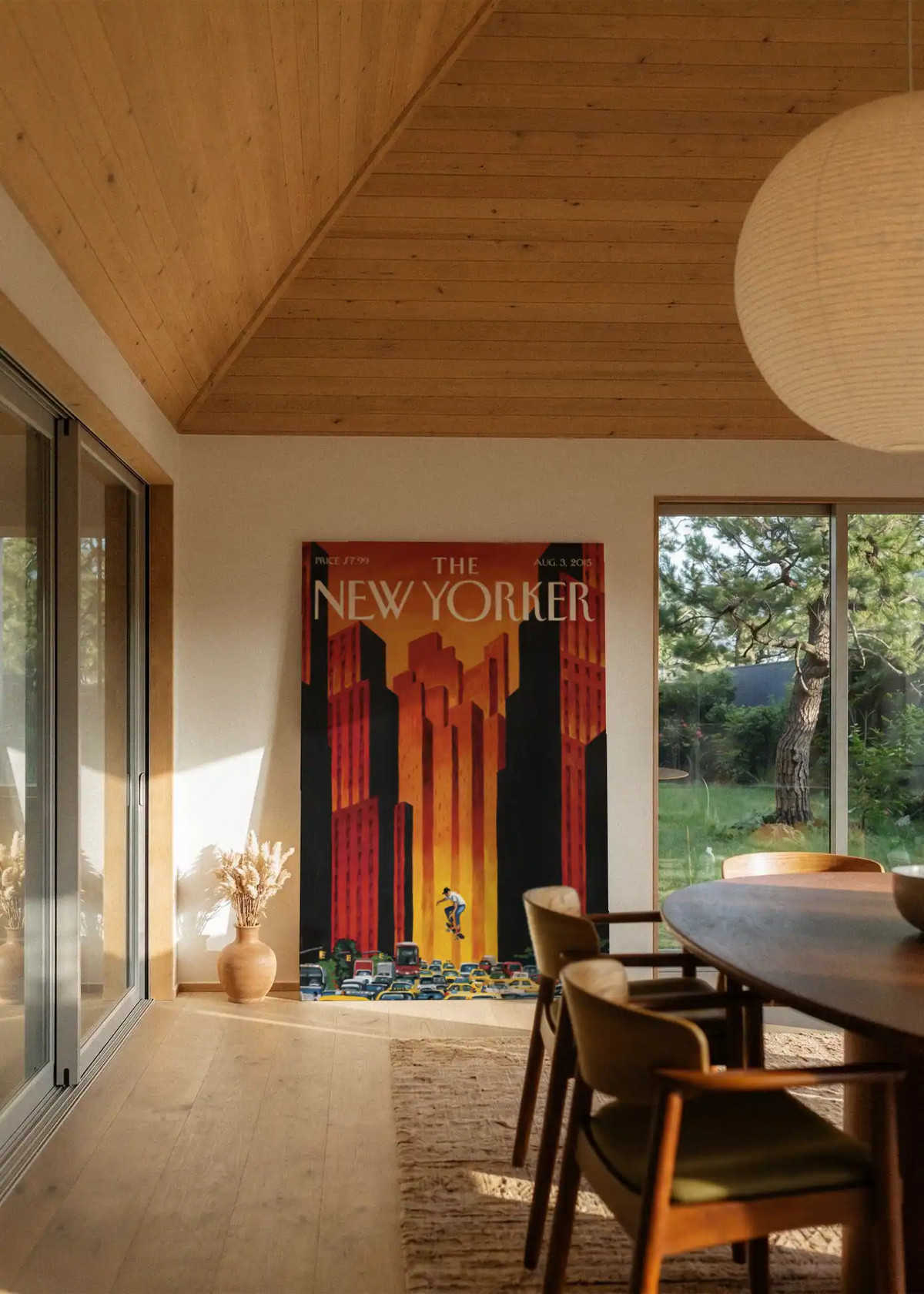 Akustikbillede med The NewYorker-motiv nr. 3 – i stuen