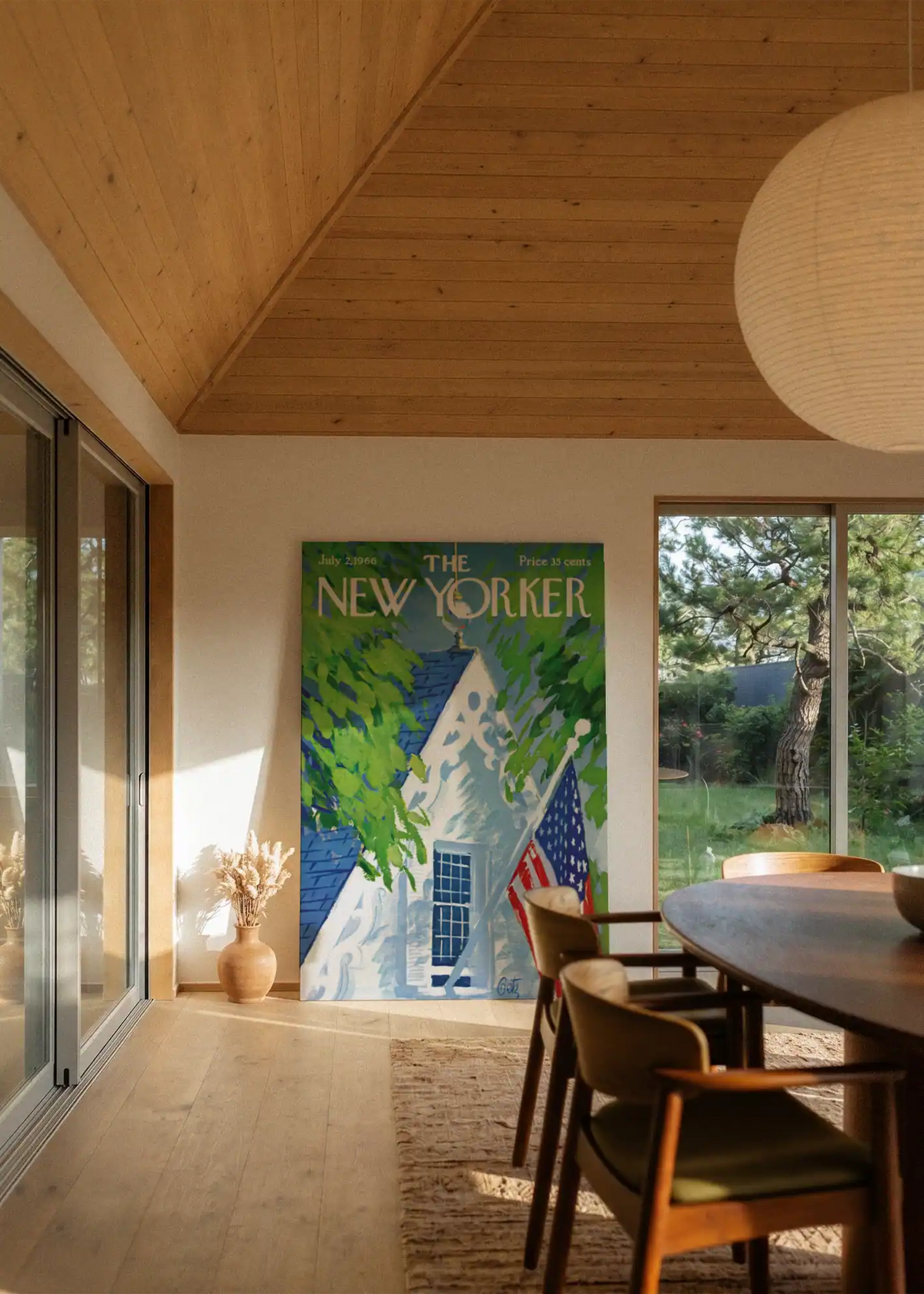 Akustikbillede med The NewYorker-motiv nr. 107 – i stuen