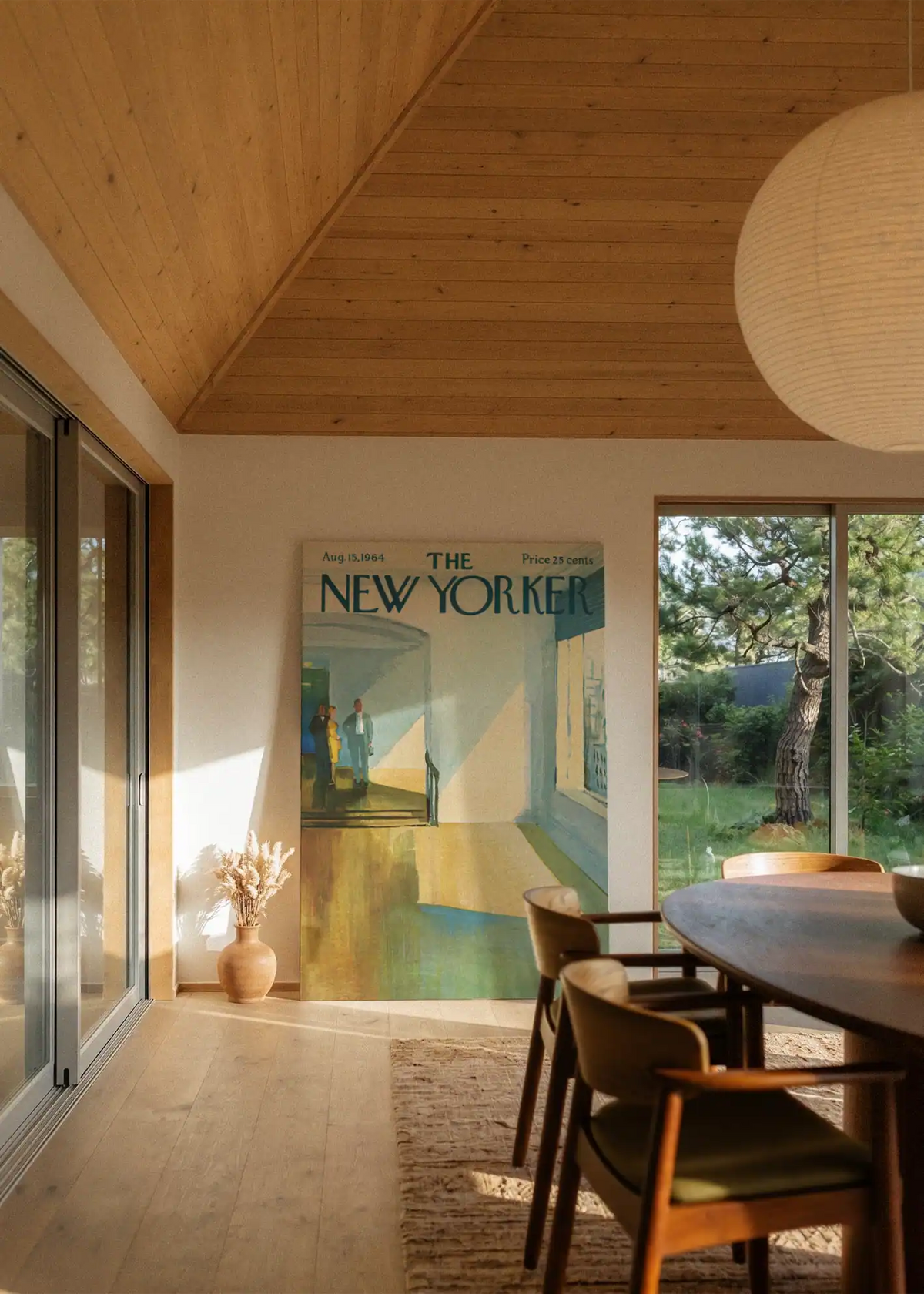 Akustikbillede med The NewYorker-motiv nr. 108 – i stuen