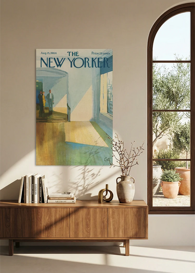Akustikbillede med The NewYorker-motiv nr. 108 – i spisestuen