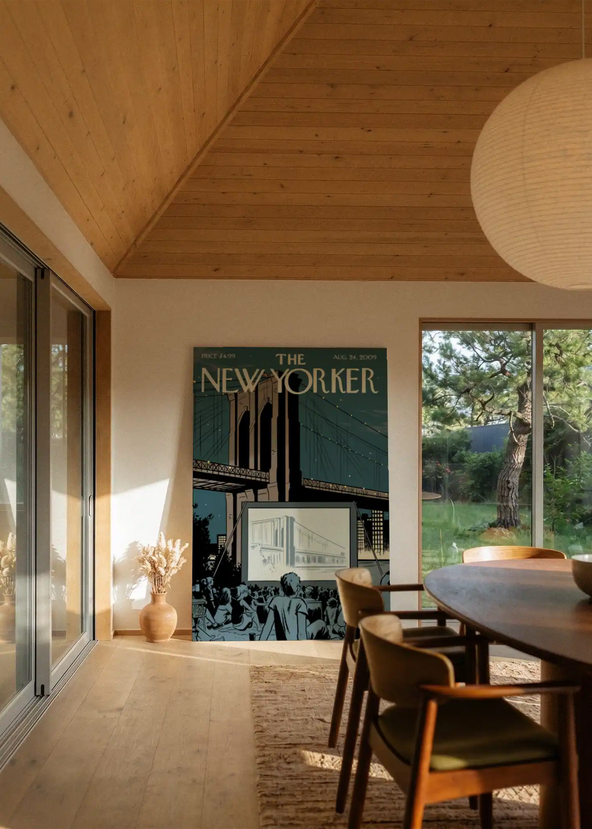 Akustikbillede med The NewYorker-motiv nr. 111 – i stuen