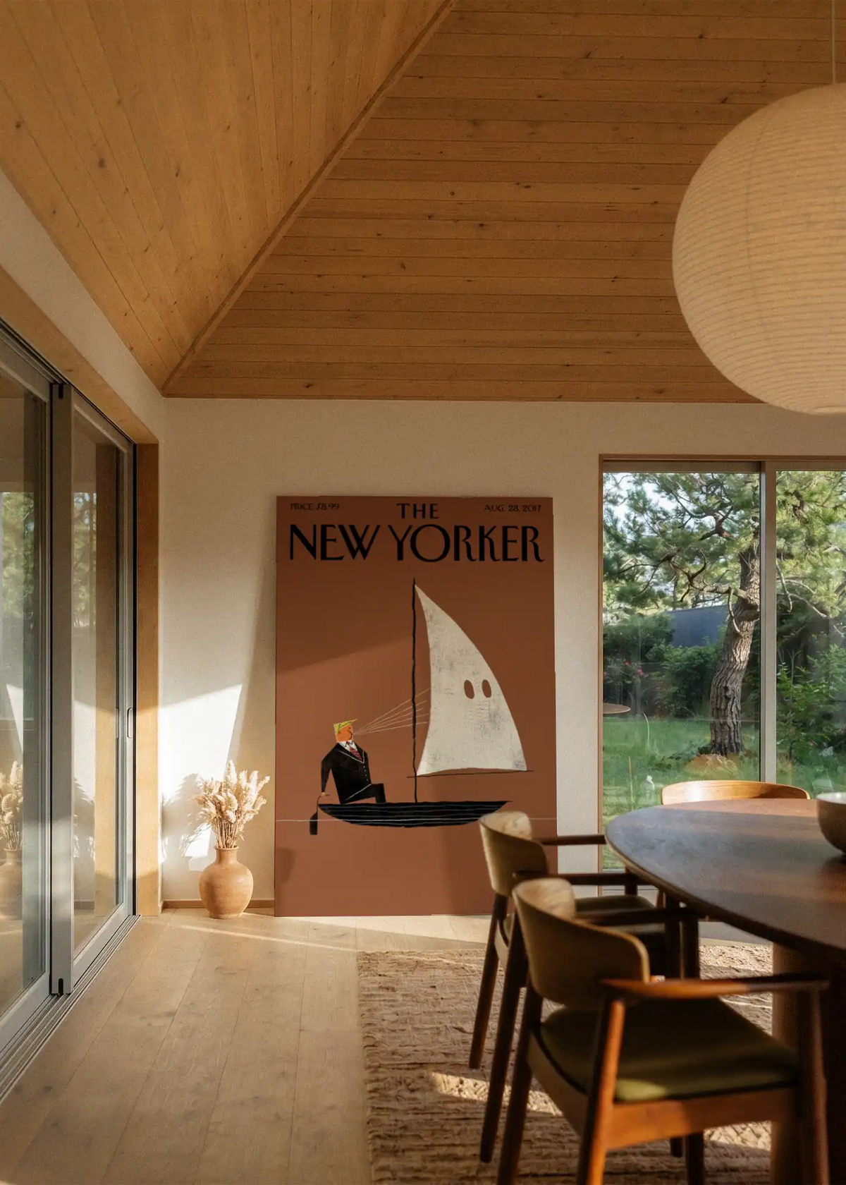 Akustikbillede med The NewYorker-motiv nr. 113 – i stuen