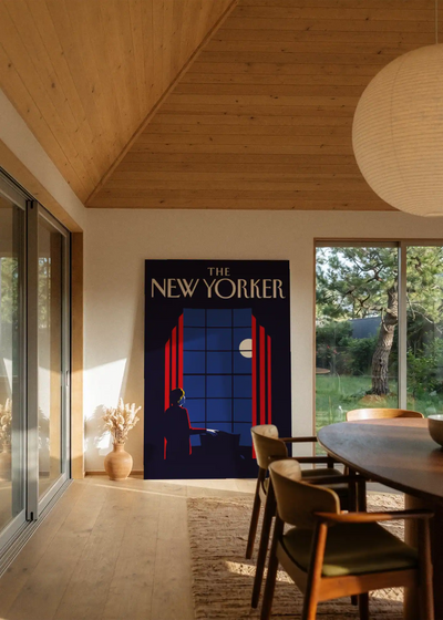 Akustikbillede med The NewYorker-motiv nr. 114 – i stuen