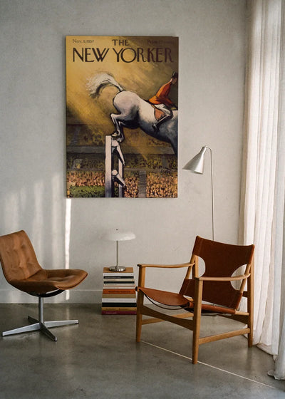 Akustikbillede med The NewYorker-motiv nr. 115 – i lyst rum