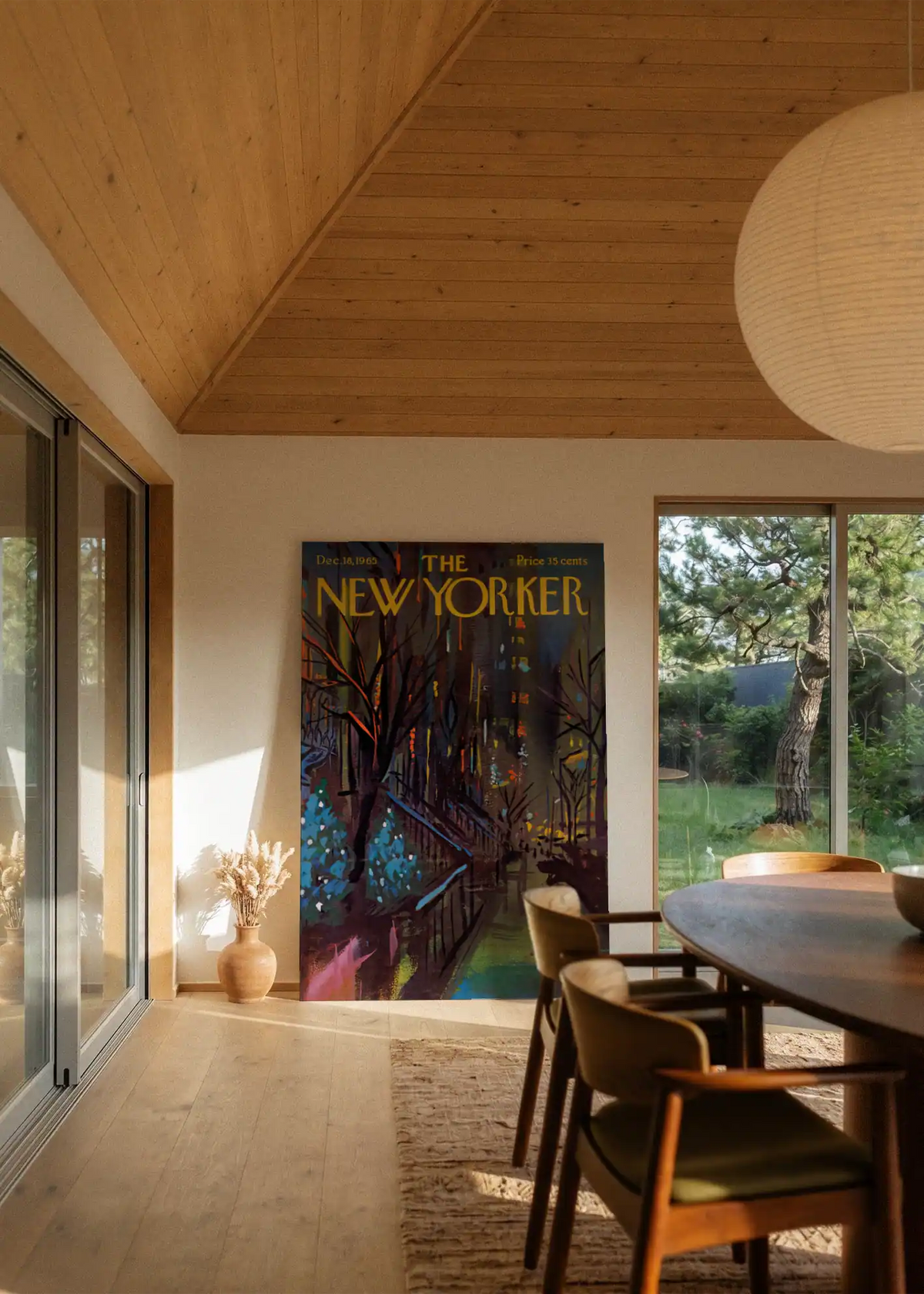 Akustikbillede med The NewYorker-motiv nr. 126 – i stuen