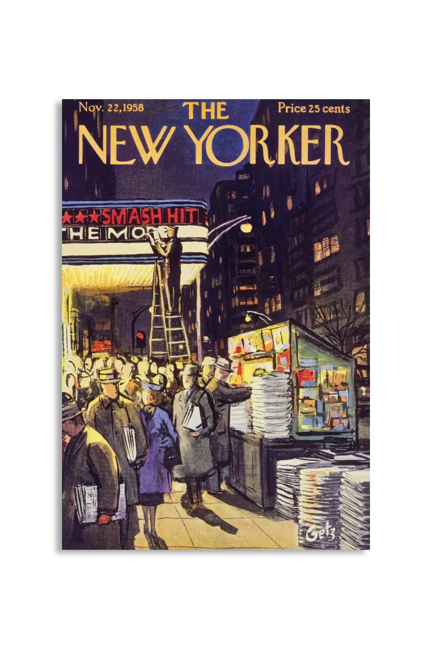 Akustikbillede med The NewYorker-motiv nr. 131