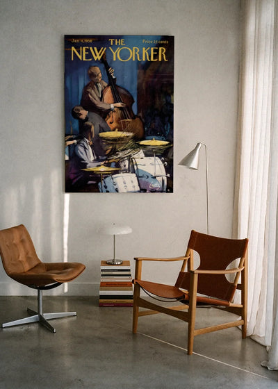 Akustikbillede med The NewYorker-motiv nr. 132 – i lyst rum