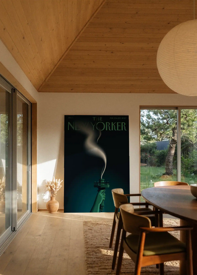 Akustikbillede med The NewYorker-motiv nr. 134 – i stuen
