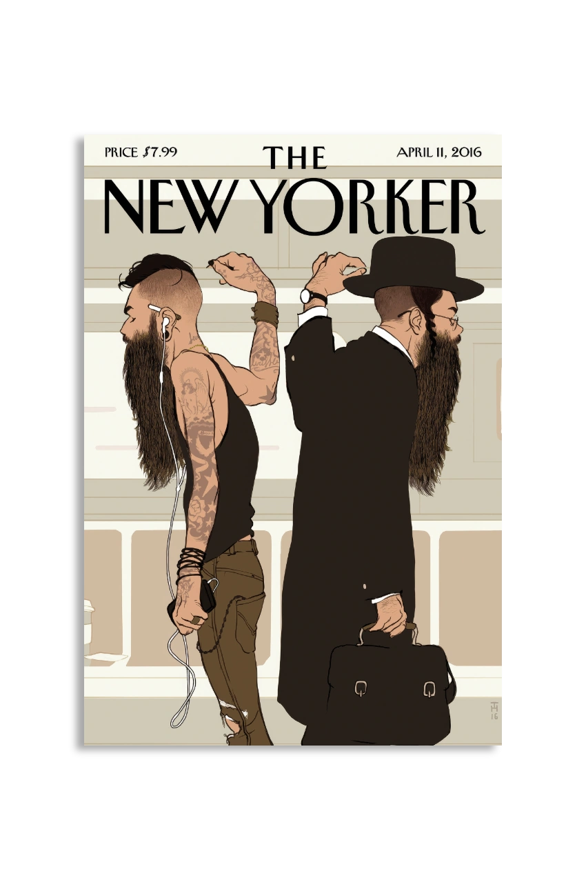 Akustikbillede med The NewYorker-motiv nr. 135