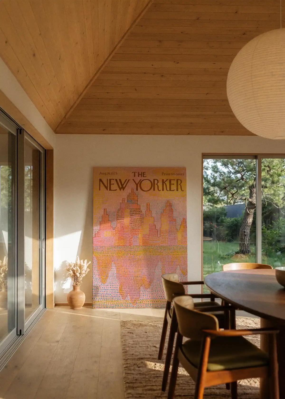 Akustikbillede med The NewYorker-motiv nr. 138 – i stuen