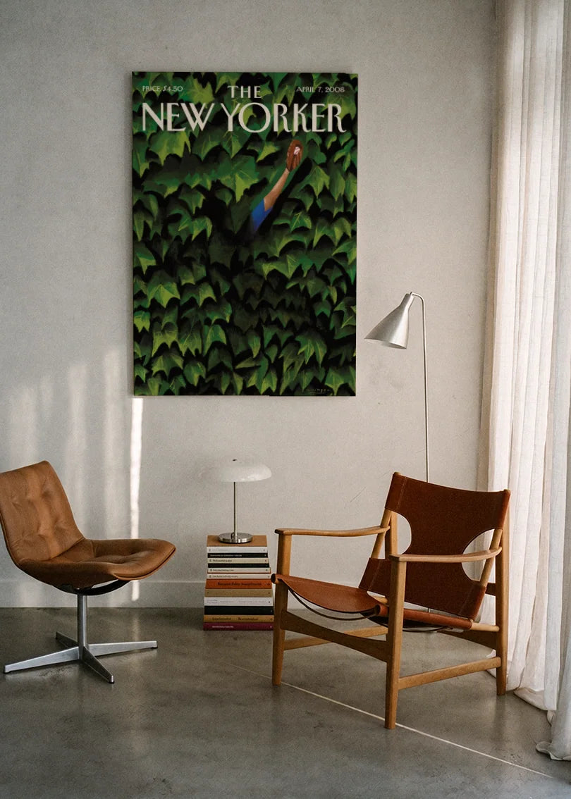 Akustikbillede med The NewYorker-motiv nr. 141 – i lyst rum