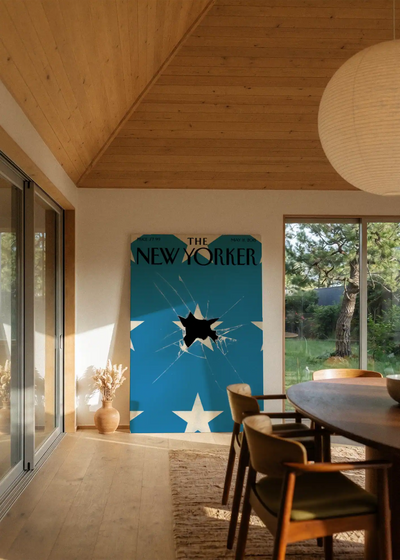 Akustikbillede med The NewYorker-motiv nr. 144 – i stuen