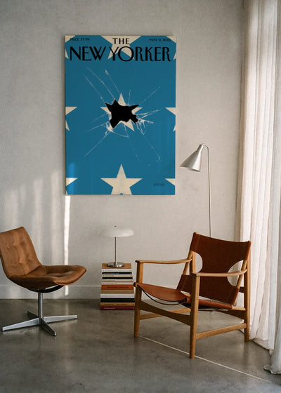 Akustikbillede med The NewYorker-motiv nr. 144 – i lyst rum