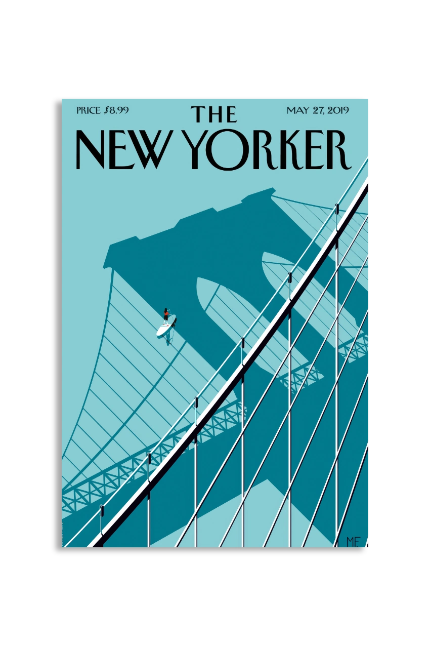 Akustikbillede med The NewYorker-motiv nr. 151