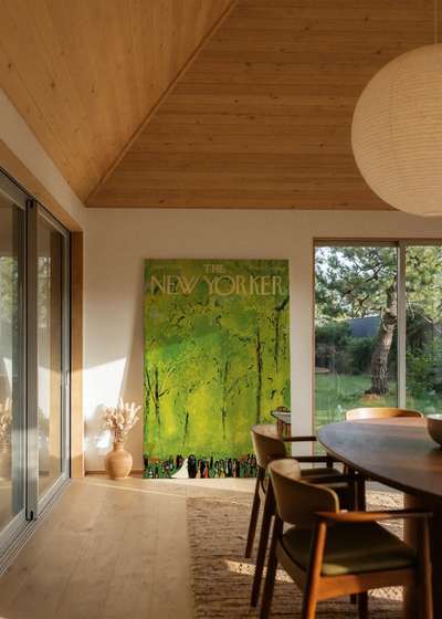 Akustikbillede med The NewYorker-motiv nr. 155 – i stuen