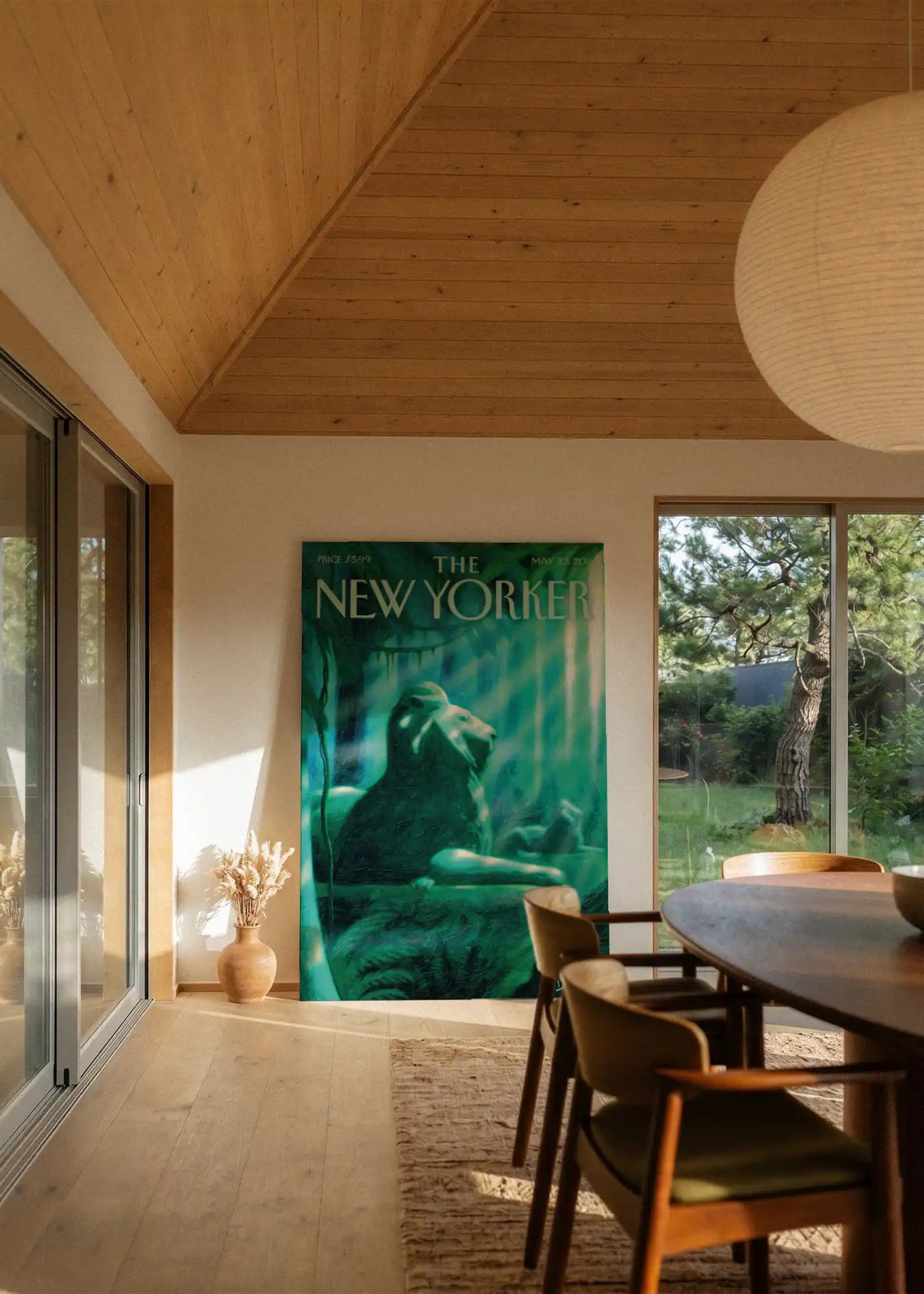 Akustikbillede med The NewYorker-motiv nr. 157 – i stuen