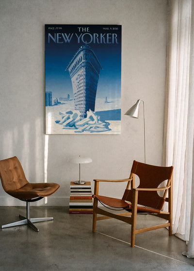 Akustikbillede med The NewYorker-motiv nr. 158 – i lyst rum