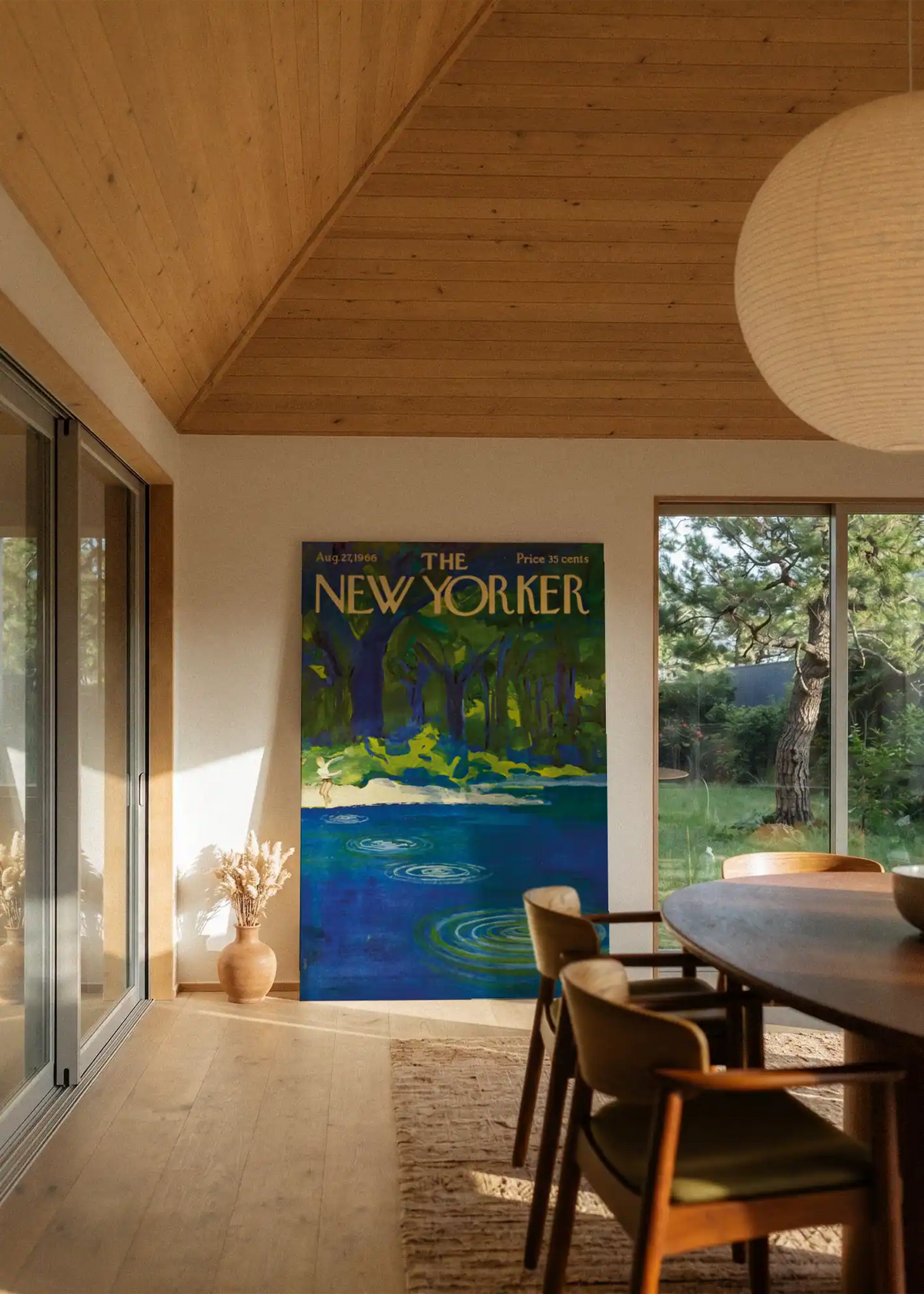 Akustikbillede med The NewYorker-motiv nr. 162 – i stuen