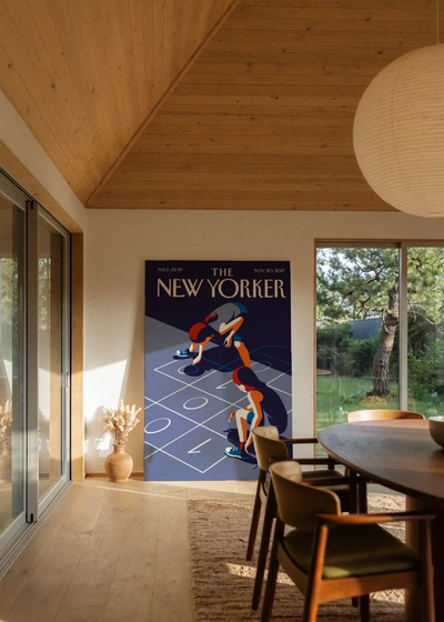 Akustikbillede med The NewYorker-motiv nr. 164 – i stuen