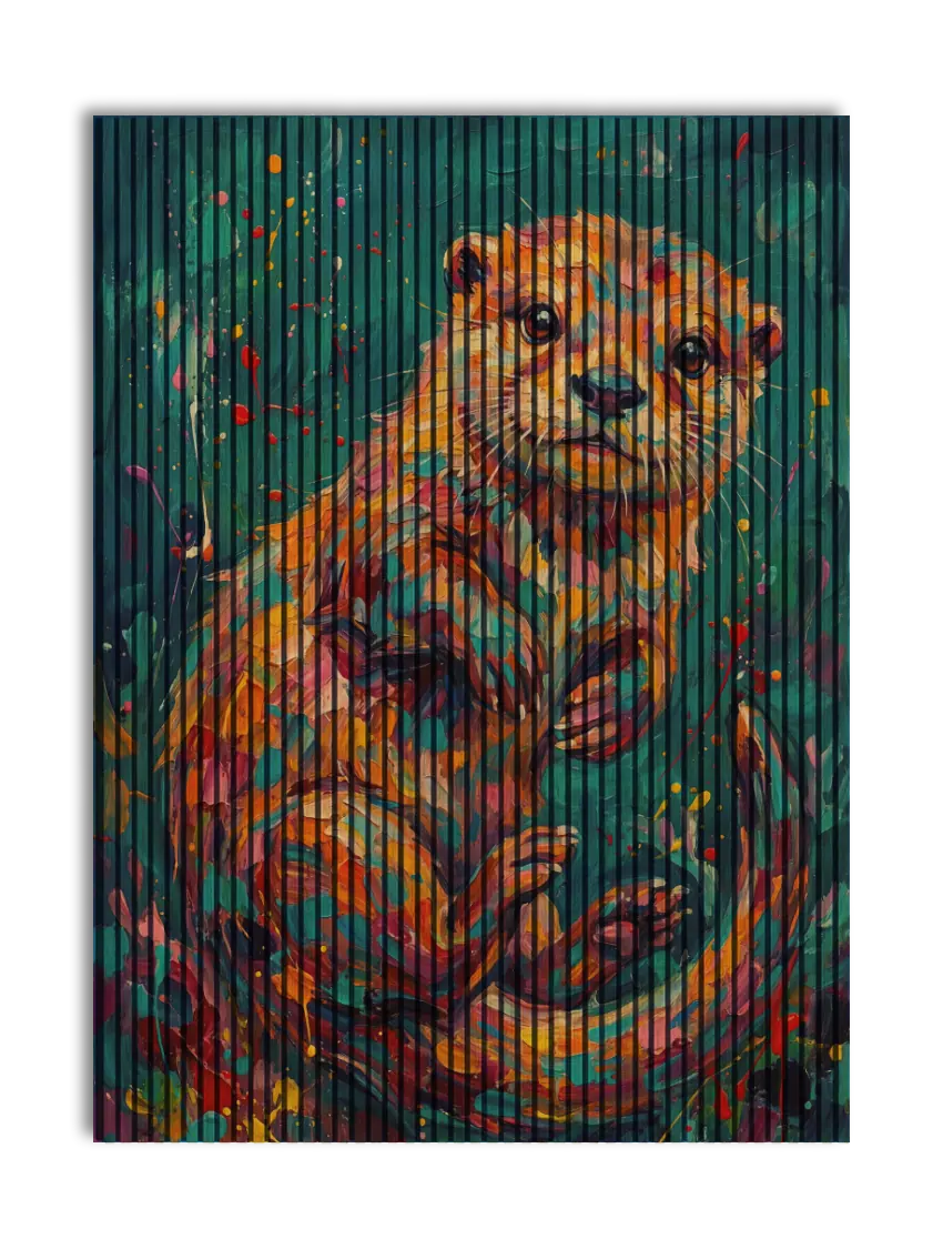 Akustikpanel med Painted Animal motiv nr. 23