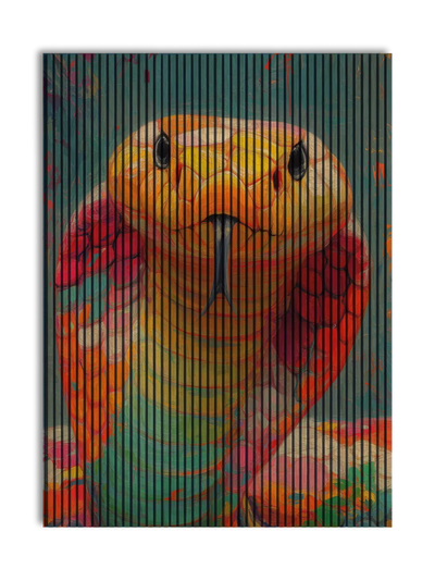 Akustikpanel med Painted Animal motiv nr. 2