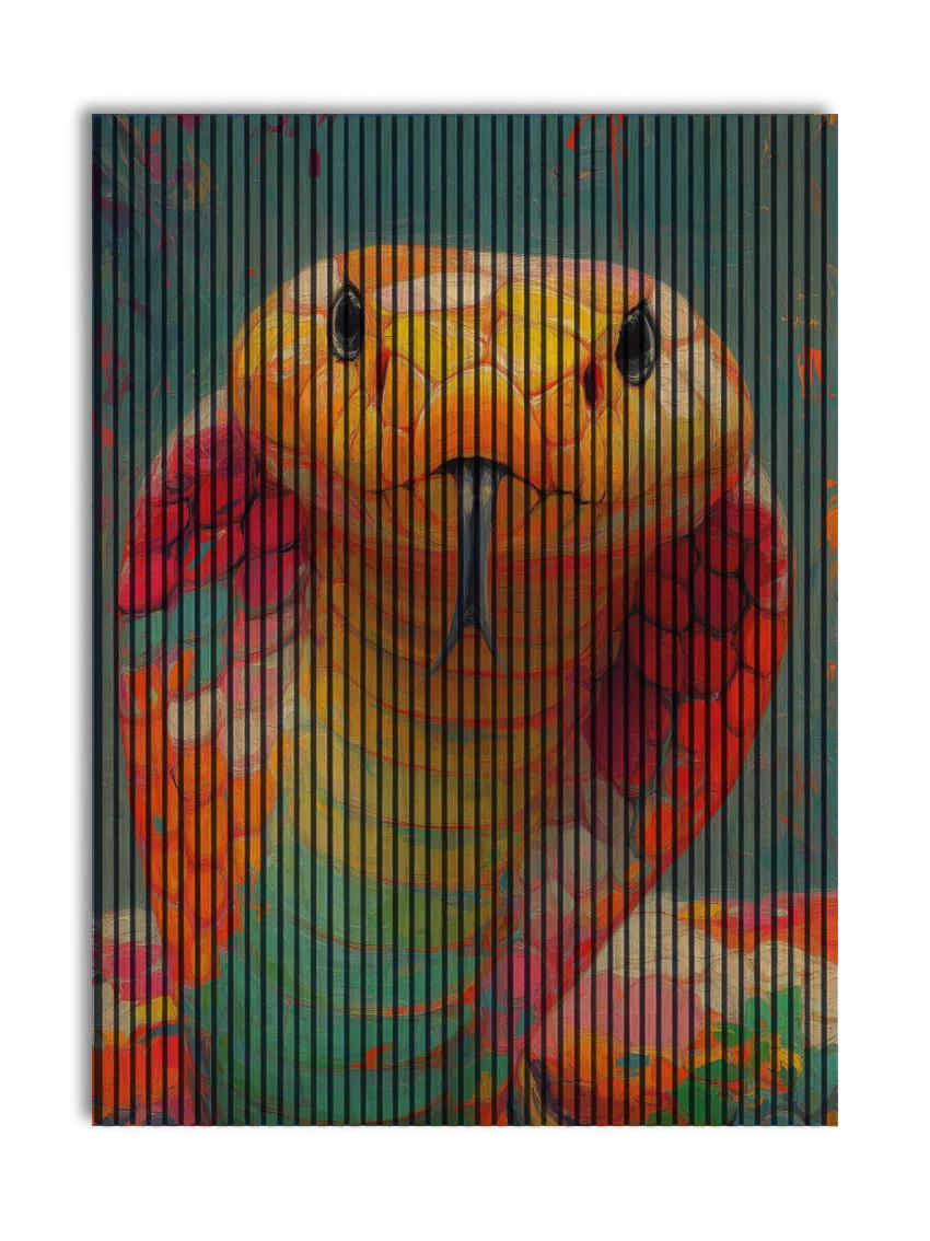 Akustikpanel med Painted Animal motiv nr. 2