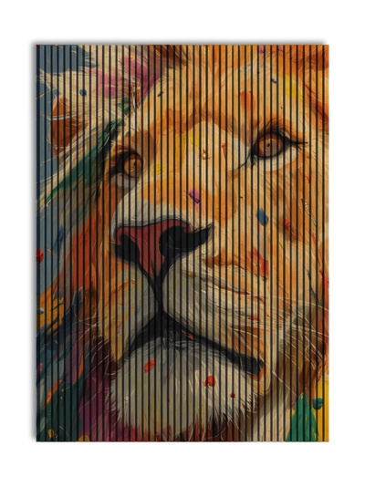 Akustikpanel med Painted Animal motiv nr. 4