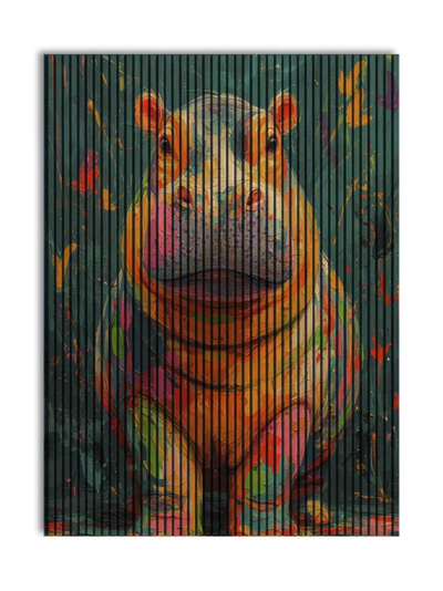 Akustikpanel med Painted Animal motiv nr. 7
